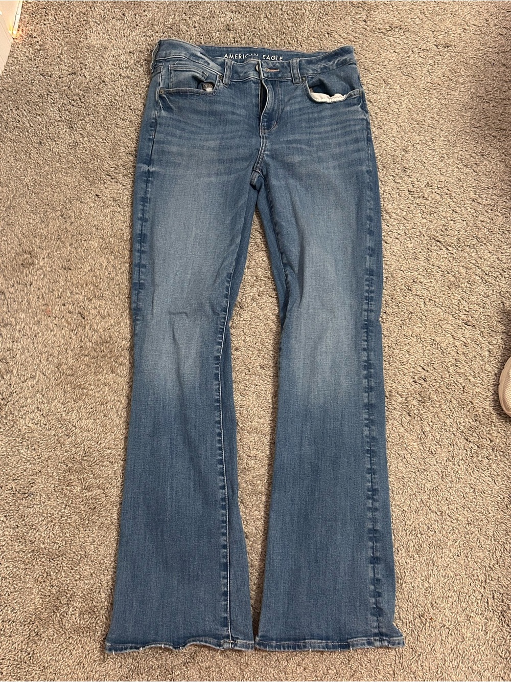 american eagle low rise bootcut jeans